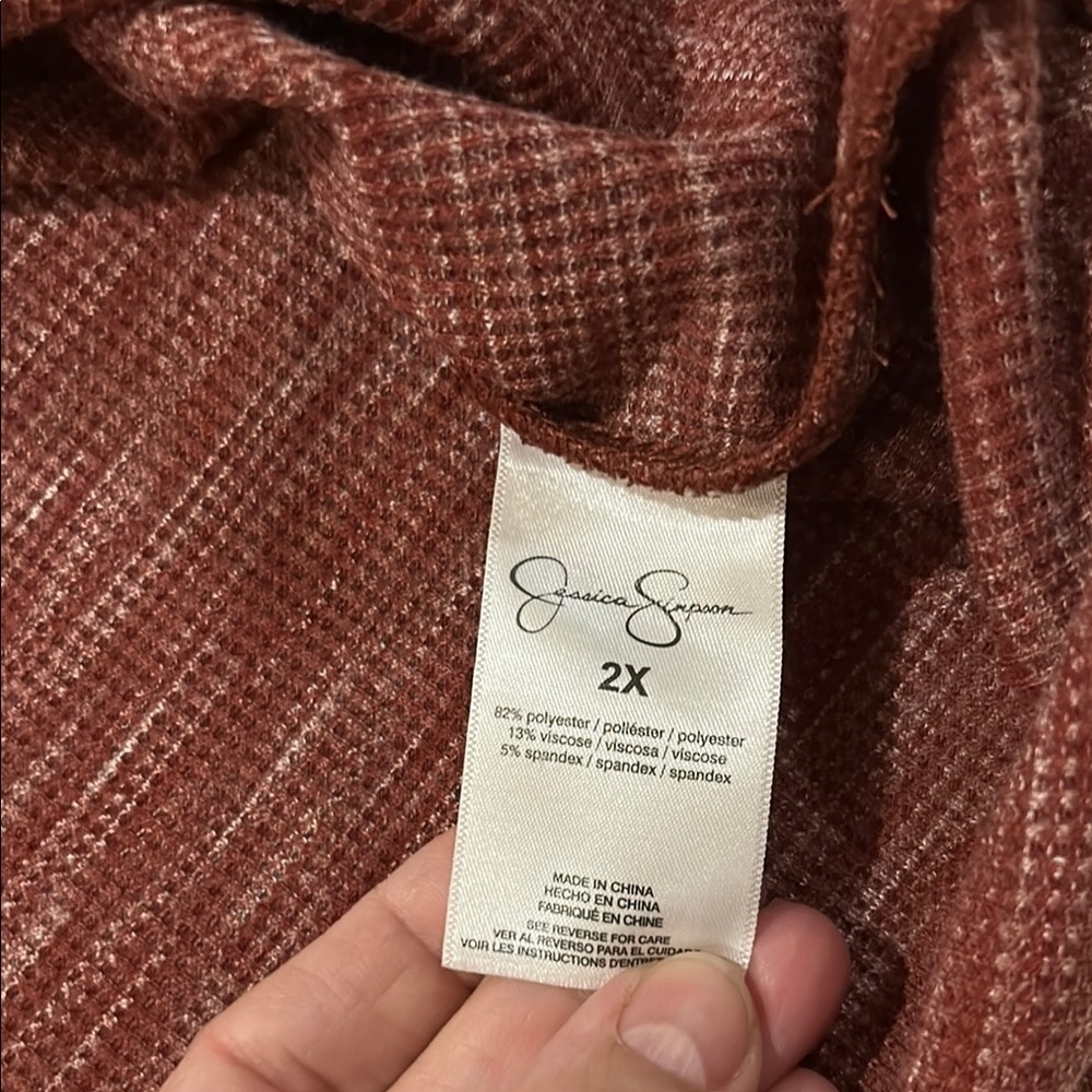 Jessica Simpson Bryna Short Sleeve Dress. NWT. 2X - Picture 9 of 10